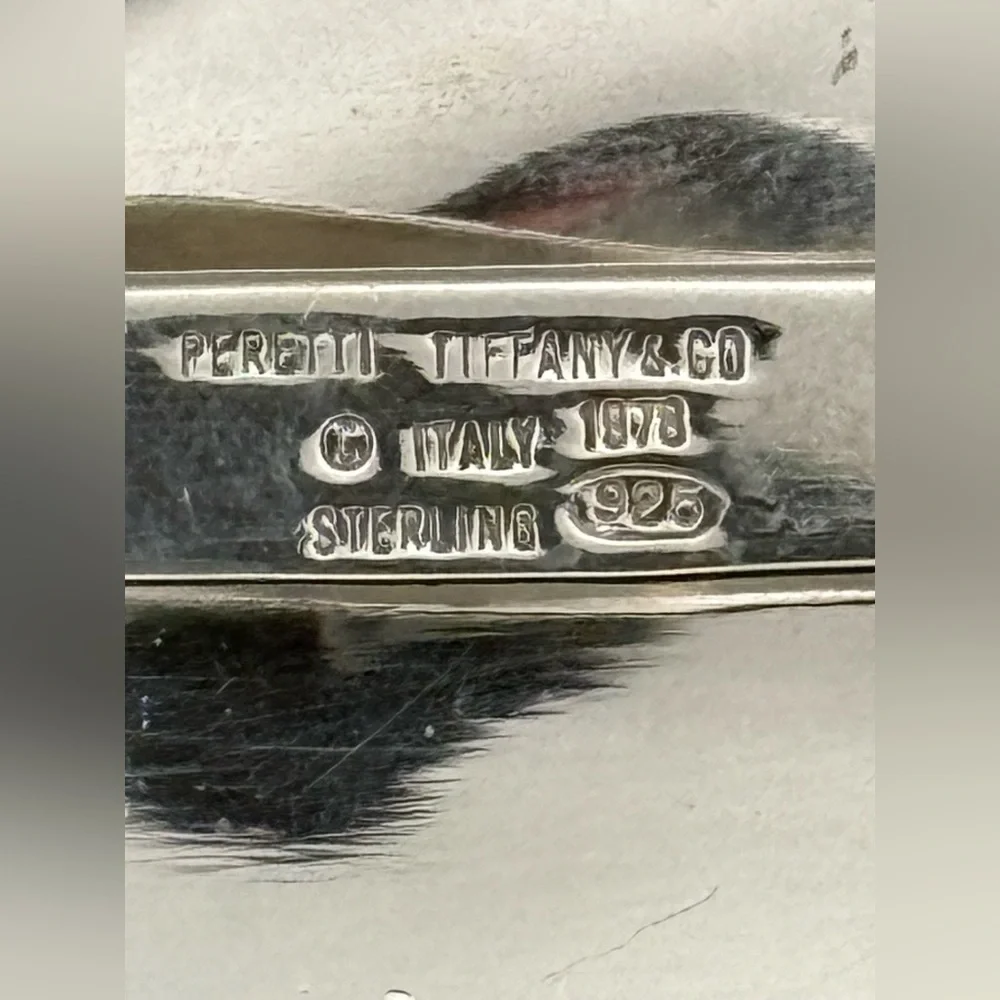 Tiffany & Co Elsa Peretti Silver Heart Belt Buckle Italy - Vintage! - Picture 2 of 16